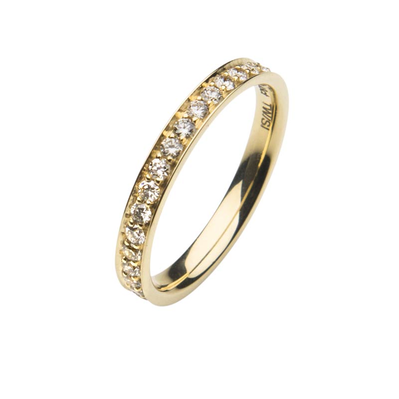 533689-5100-001 | Memoirering Buchloe 533689 585 Gelbgold, Brillant 0,460 ct H-SI100% Made in Germany   1.835.- EUR   